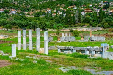 Yunanistan 'da Antik Messini Arkeolojik Alanı.