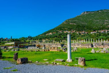 Yunanistan 'daki Antik Messini Arkeolojik Alanının Sorulması.