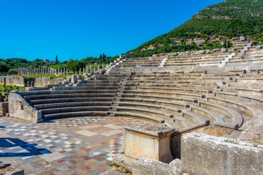 Yunanistan 'daki Antik Messini Arkeolojik Alanının Sorulması.