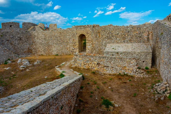 stock image View of Pylos castle in Greece.