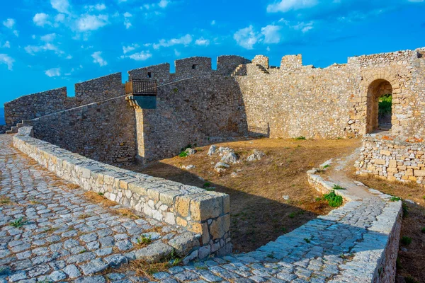 Vista Del Castillo Pylos Grecia — Foto de Stock