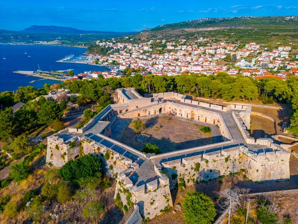 Panorama Pylos Castle Greece — Stock Photo, Image