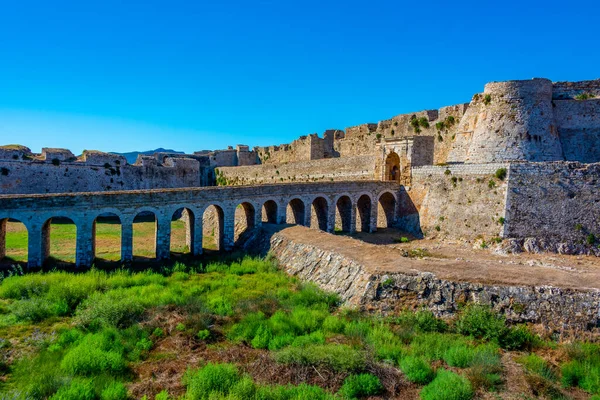 stock image Methoni castle in Greece during a sunny day.