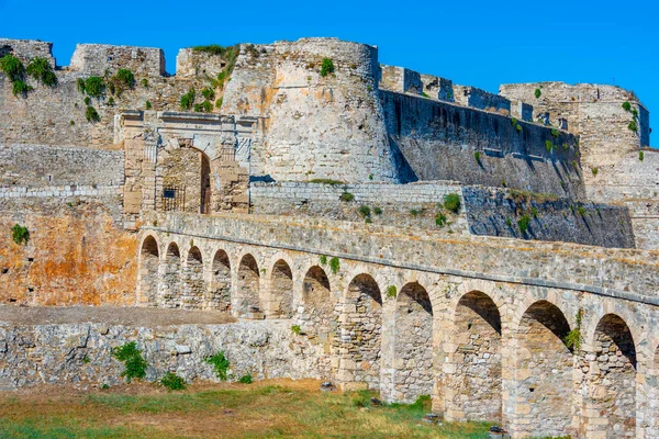 Castillo Methoni Grecia Durante Día Soleado — Foto de Stock