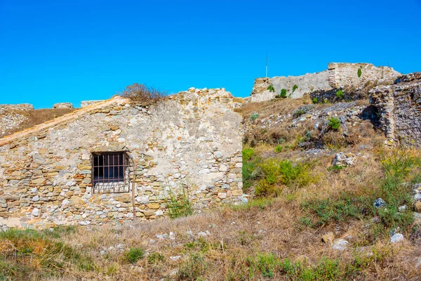 stock image Methoni castle in Greece during a sunny day.