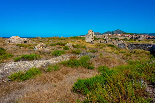 晴れた日にギリシャのメソニ城 — ストック写真