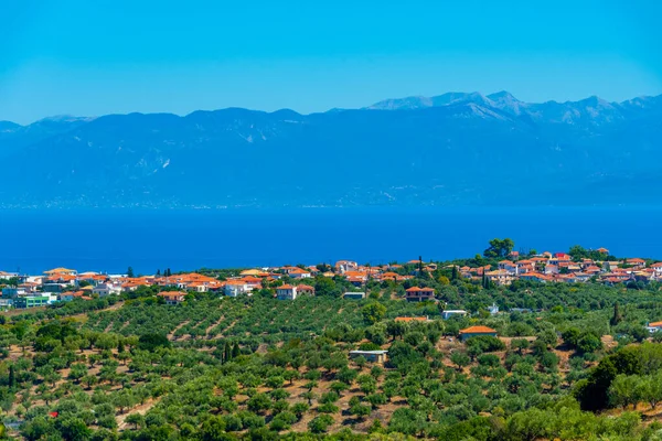 Vue Panoramique Ville Koroni Grèce — Photo