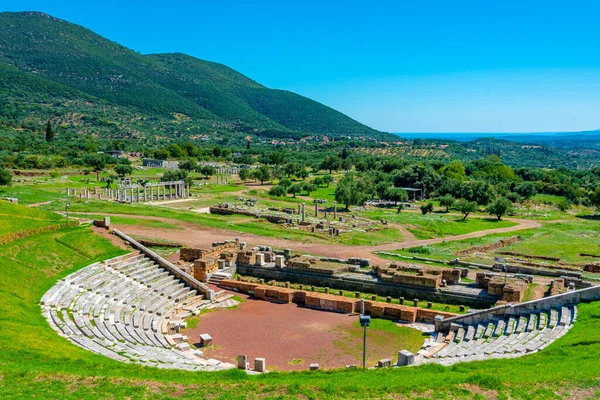 Panorama View Archaeological Site Ancient Messini Greece — Stock Photo, Image