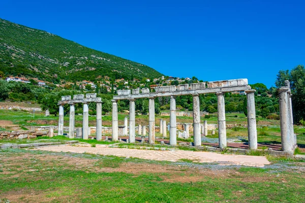 Marché Historique Site Archéologique Messini Antique Grèce — Photo