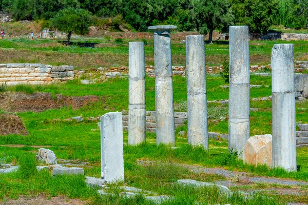 Археологический Объект Древнего Мессини Греции — стоковое фото