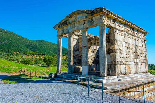 Héroon Mausolée Site Archéologique Messini Antique Grèce — Photo