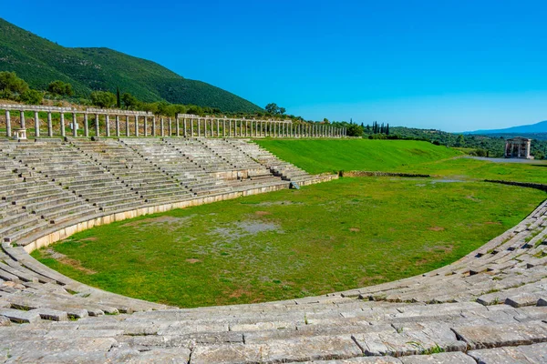 Oud Stadion Van Archeologische Site Van Het Oude Messini Griekenland — Stockfoto
