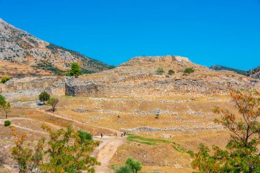 Yunanistan 'da Miken Arkeolojik Alanı.