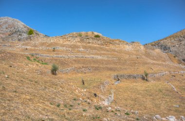 Yunanistan 'da Miken Arkeolojik Alanı.