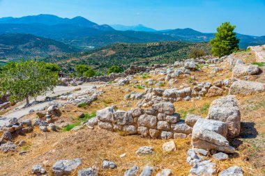 Yunanistan 'da Miken Arkeolojik Alanı.