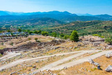 Yunanistan 'da Miken Arkeolojik Alanı.