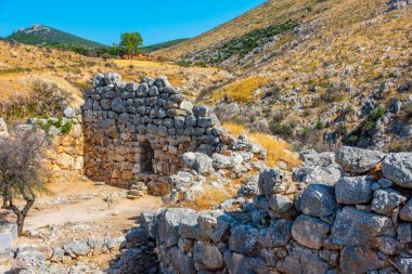 Yunanistan 'da Miken Arkeolojik Alanı.