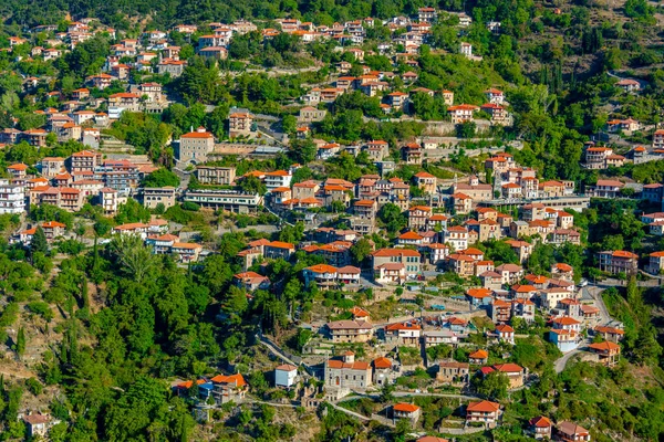Vue Panoramique Village Dimitsana Grèce — Photo