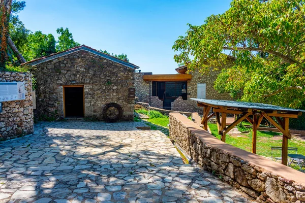 Stock image Open air Hydrokinesis (water power) Museum at Greek village Dimitsana.