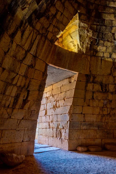 Tombeau Voûté Agamemnon Site Archéologique Mycènes Grèce — Photo
