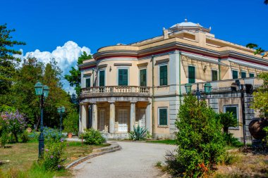 Palaiopolis Müzesi - Yunanistan Korfu 'da Mon Repos.