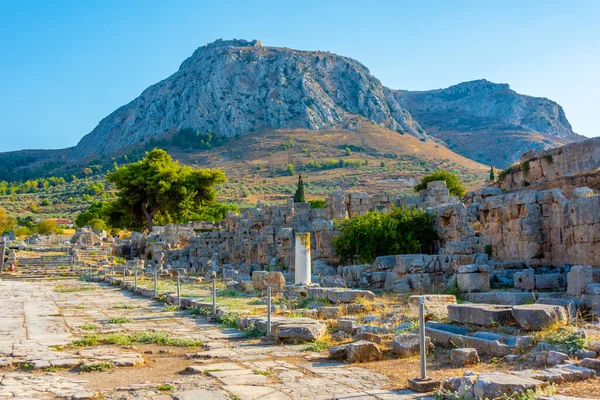 Lechaion Ókori Korinthoszi Régészeti Lelőhelyen Görögországban — Stock Fotó