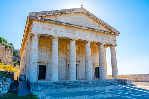 Aziz George Kilisesi Yunan Adası Korfu — Stok fotoğraf