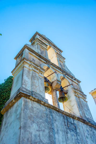 Oude Huizen Grieks Dorp Oude Perithia Eiland Corfu — Stockfoto