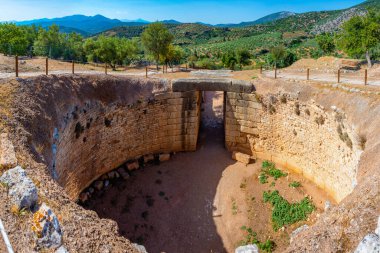 Yunanistan 'da Miken Arkeolojik Alanı.