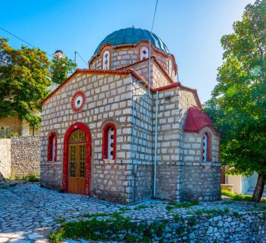 Yunanistan 'ın Dimitsana kentindeki Kutsal Agios Eftimios Dimitsanas Kilisesi.