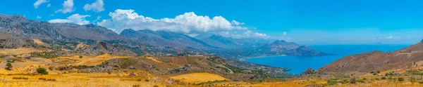 Yunanistan Güney Girdisi Kıyı Şeridi Manzarası — Stok fotoğraf