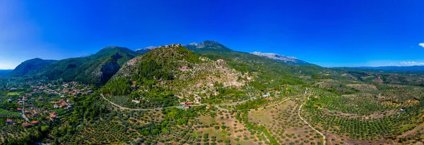 Panorama View Mystras Archaeological Site Greece — Stock Photo, Image