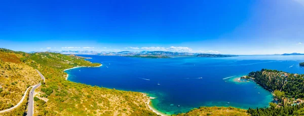 Oostkust Van Het Griekse Eiland Corfu — Stockfoto