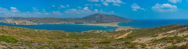Panorama Des Strandes Von Prasonisi Auf Der Griechischen Insel Rhodos — Stockfoto