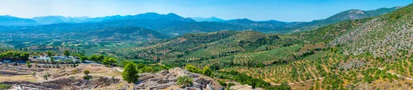 Jordbrukslandskapet Arcadiaregionen Peloponneshalvön Grekland — Stockfoto