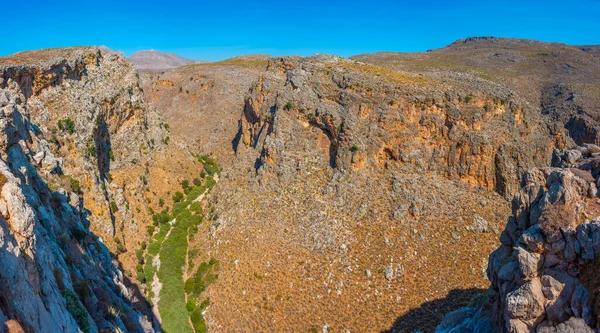 Vista Del Desfiladero Zakros Isla Griega Creta —  Fotos de Stock