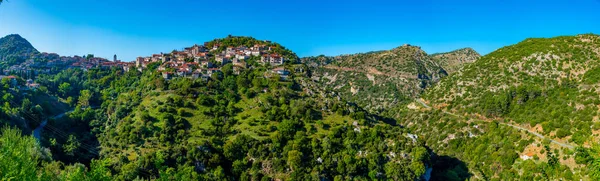 Vue Panoramique Village Dimitsana Grèce — Photo