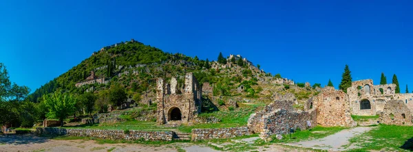 Blick Auf Die Archäologische Stätte Mystras Griechenland — Stockfoto