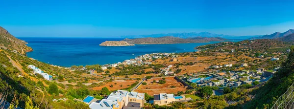 Vista Panoramica Sull Isola Spinalonga Creta Grecia — Foto Stock