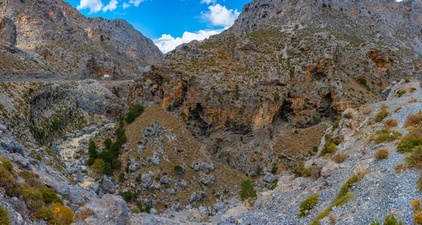 Kourtaliotiko Gorge Sull Isola Greca Creta — Foto Stock