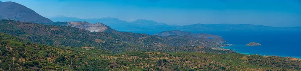 Panorama Utsikt Över Mirabello Bay Grekiska Kreta — Stockfoto
