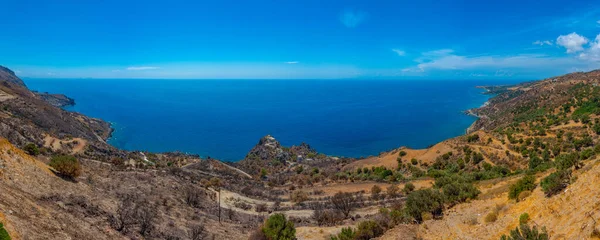 Panorama Vista Costa Sul Creta Grécia — Fotografia de Stock