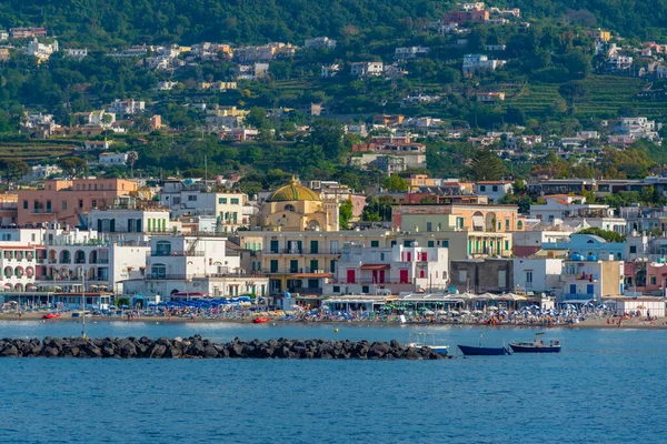 Vista Mar Porto Ischia Isla Ischia Italia — Foto de Stock