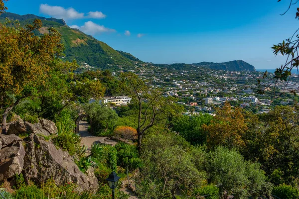 stock image View of the Giardini la Mortella gardens at Ischia, Italy.