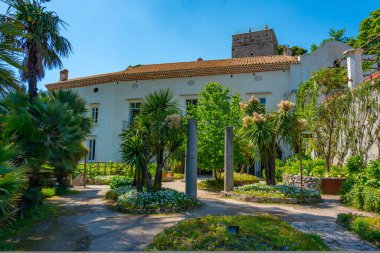 Villa Rufolo İtalyan kasabası Ravello 'da.