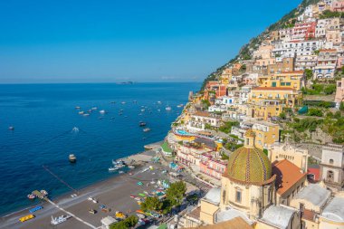 Chiesa di Santa Maria Assunta Kilisesi Positano, İtalya.