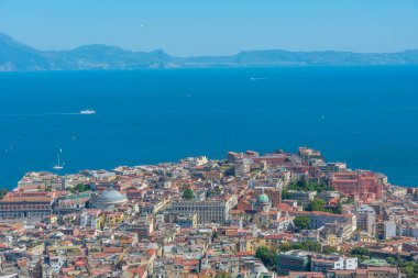 Napoli 'nin panorama manzarası.