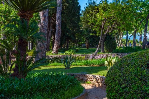 Jardines Villa Cimbrone Ciudad Italiana Ravello —  Fotos de Stock