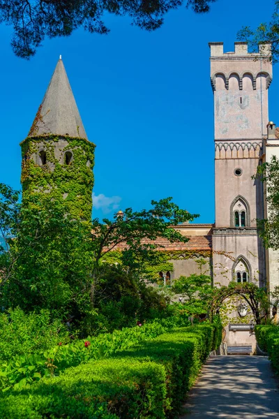 Villa Cimbrone İtalyan kasabası Ravello 'da.