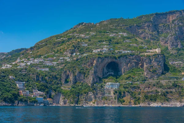Vue Panoramique Côte Costiera Amalfitana Italie — Photo